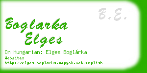 boglarka elges business card